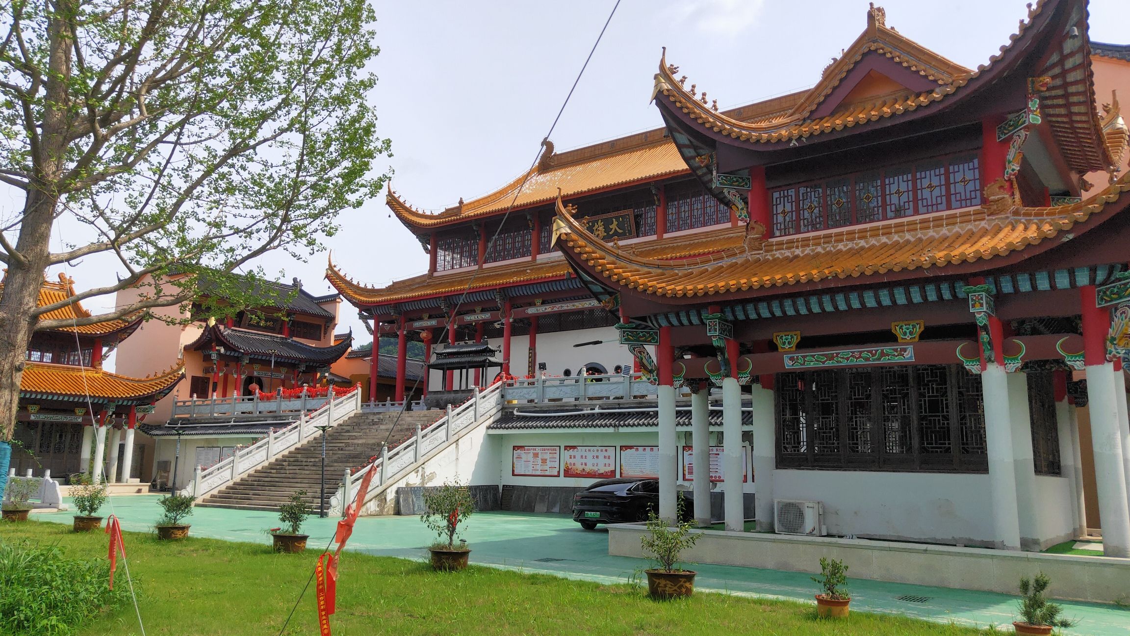 九华山西来禅寺实景照片