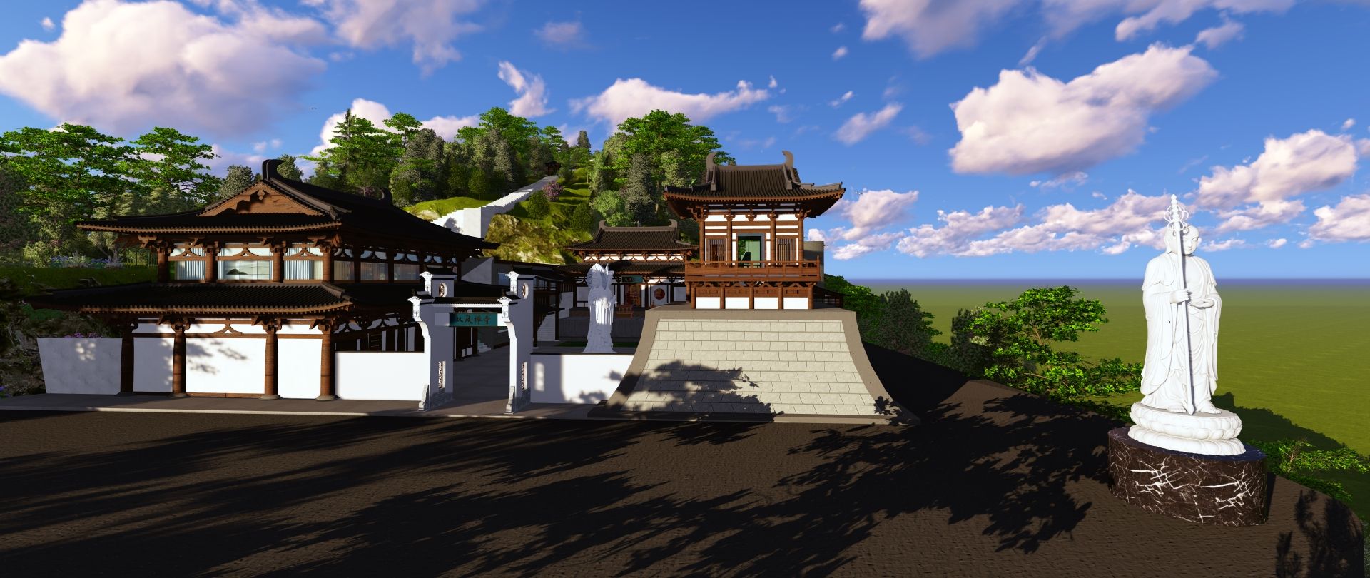 尤溪中仙双凤寺实景照片