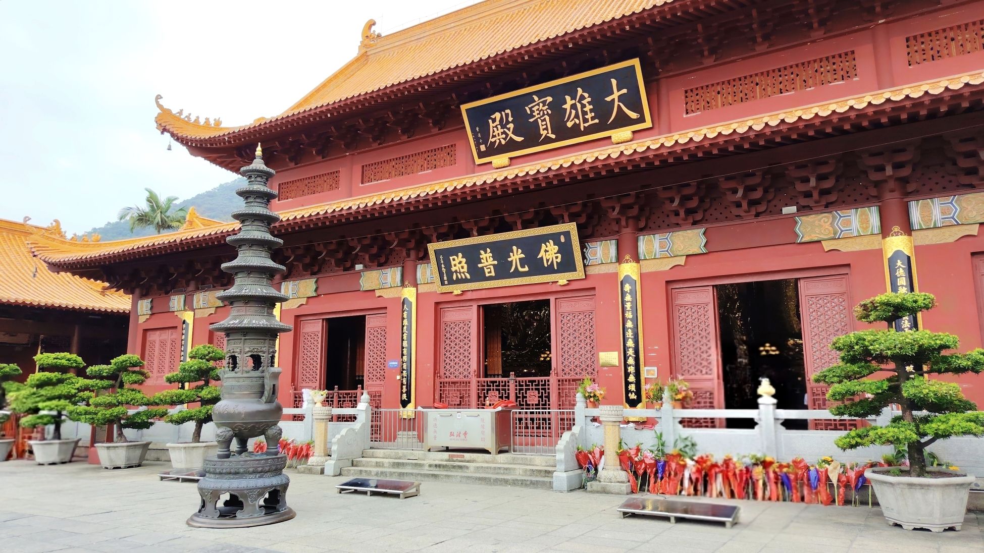 深圳仙湖植物园-大雄宝殿实景照片