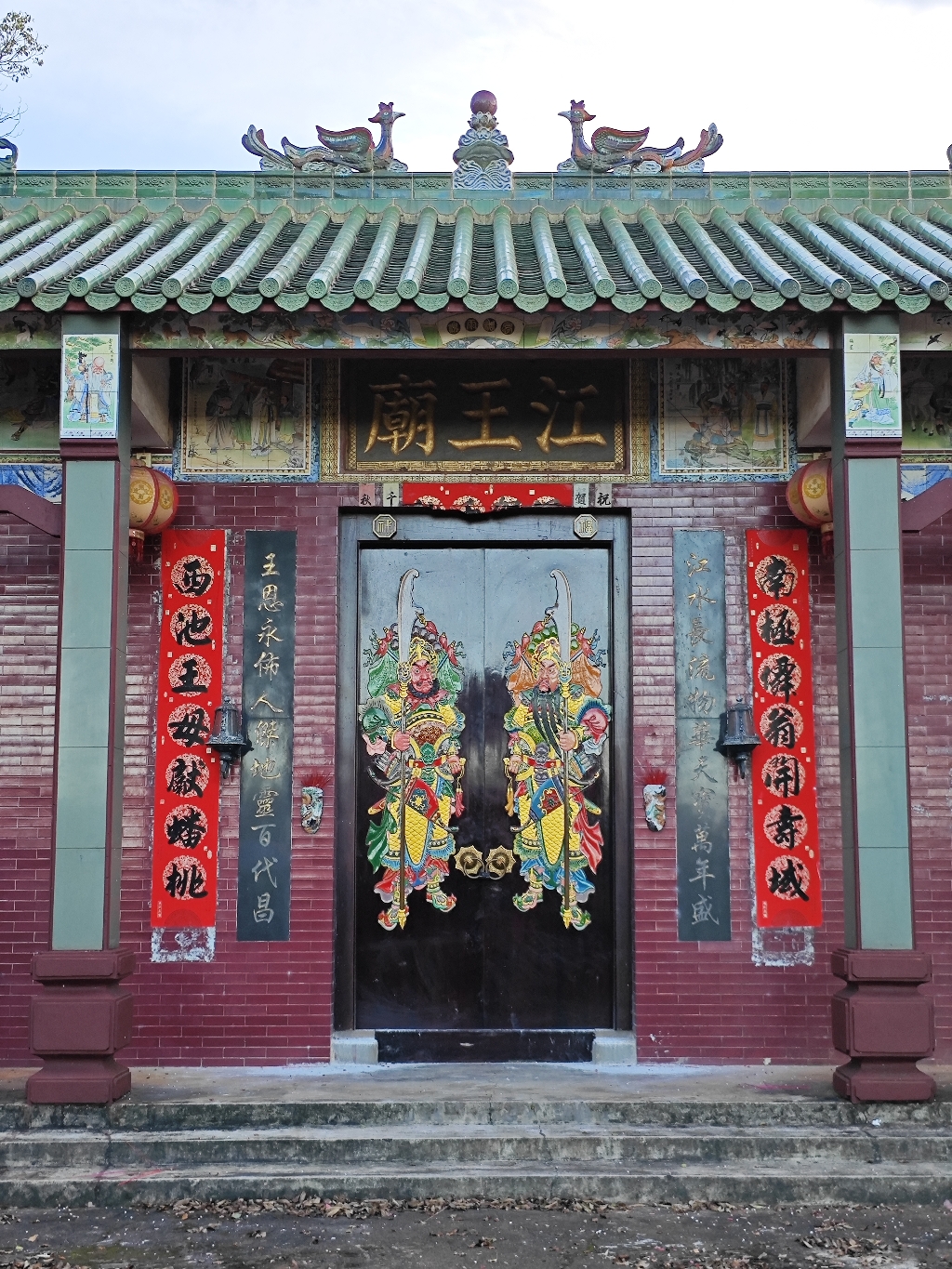 下陈村江王庙实景照片