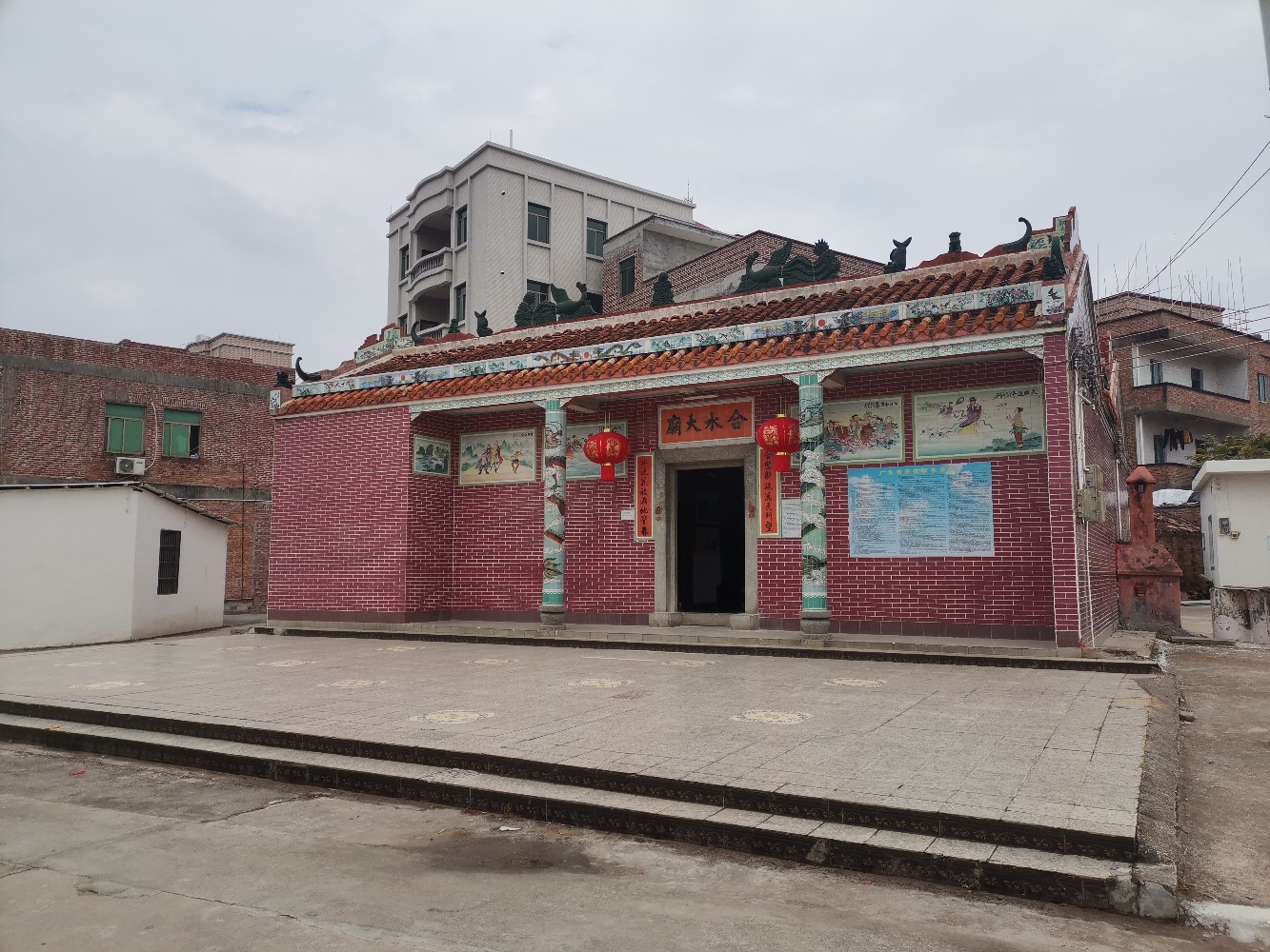 合水大庙实景照片