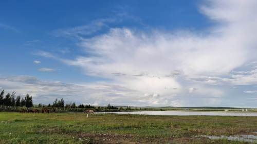 嘎达布其镇天然湿地景观旅行图片 2