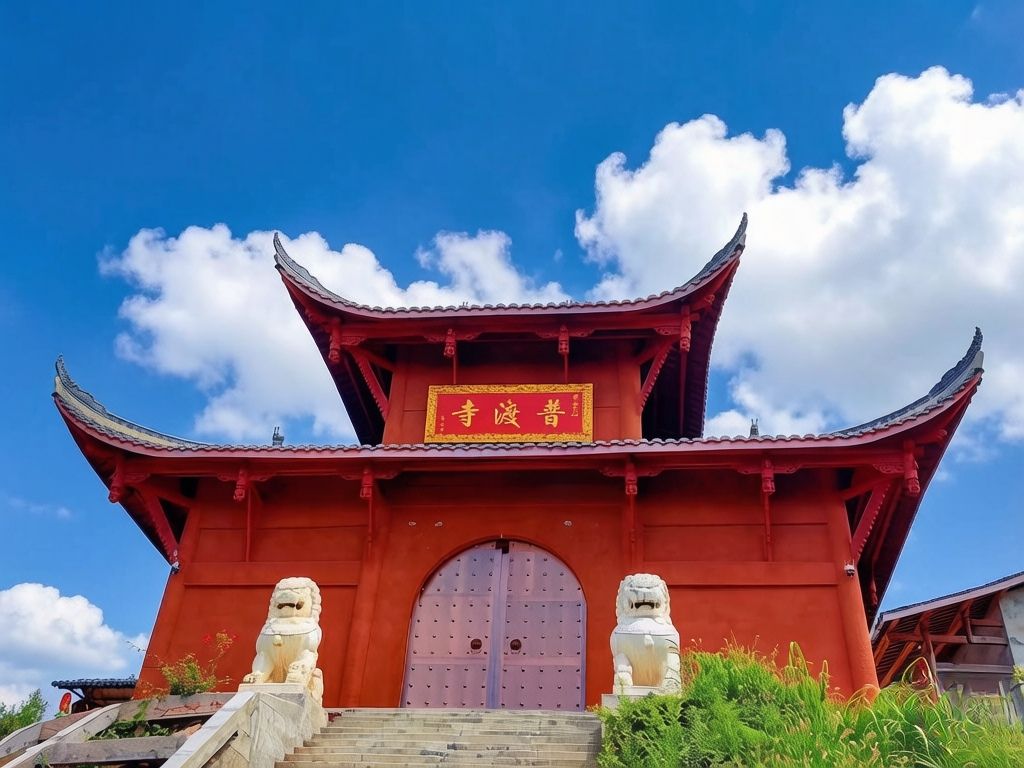 普度寺实景照片