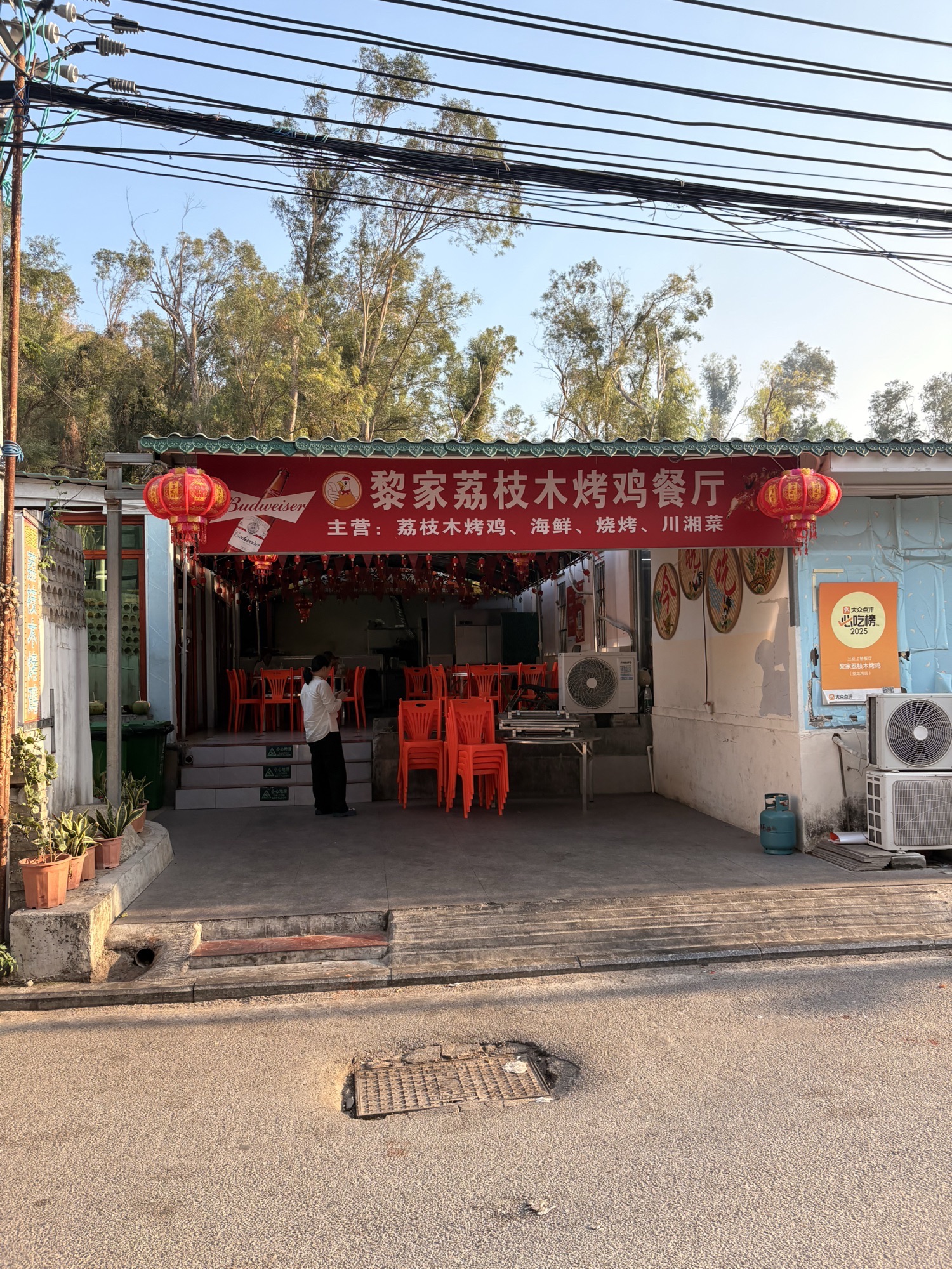 黎家荔枝木烤鸡(亚龙湾店)
