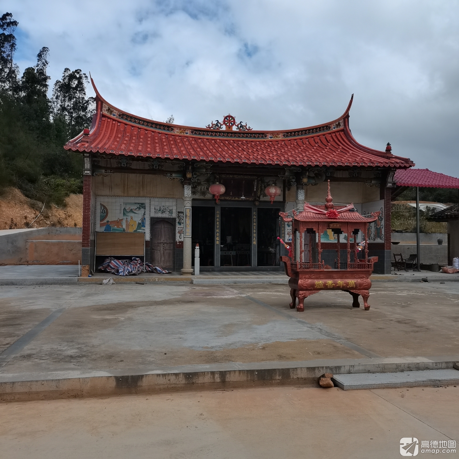 灵川莲峰寺实景照片