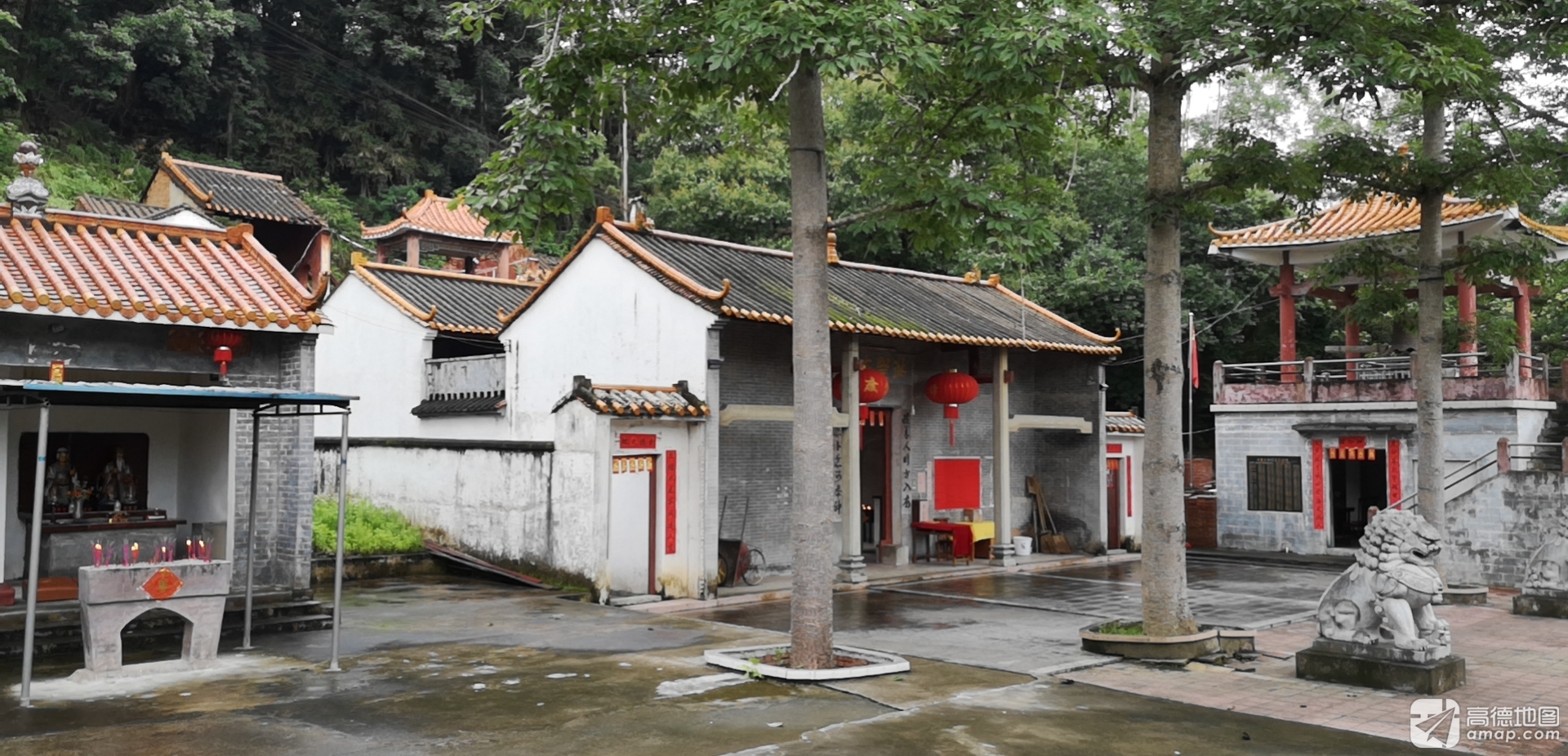 石岩庙实景照片