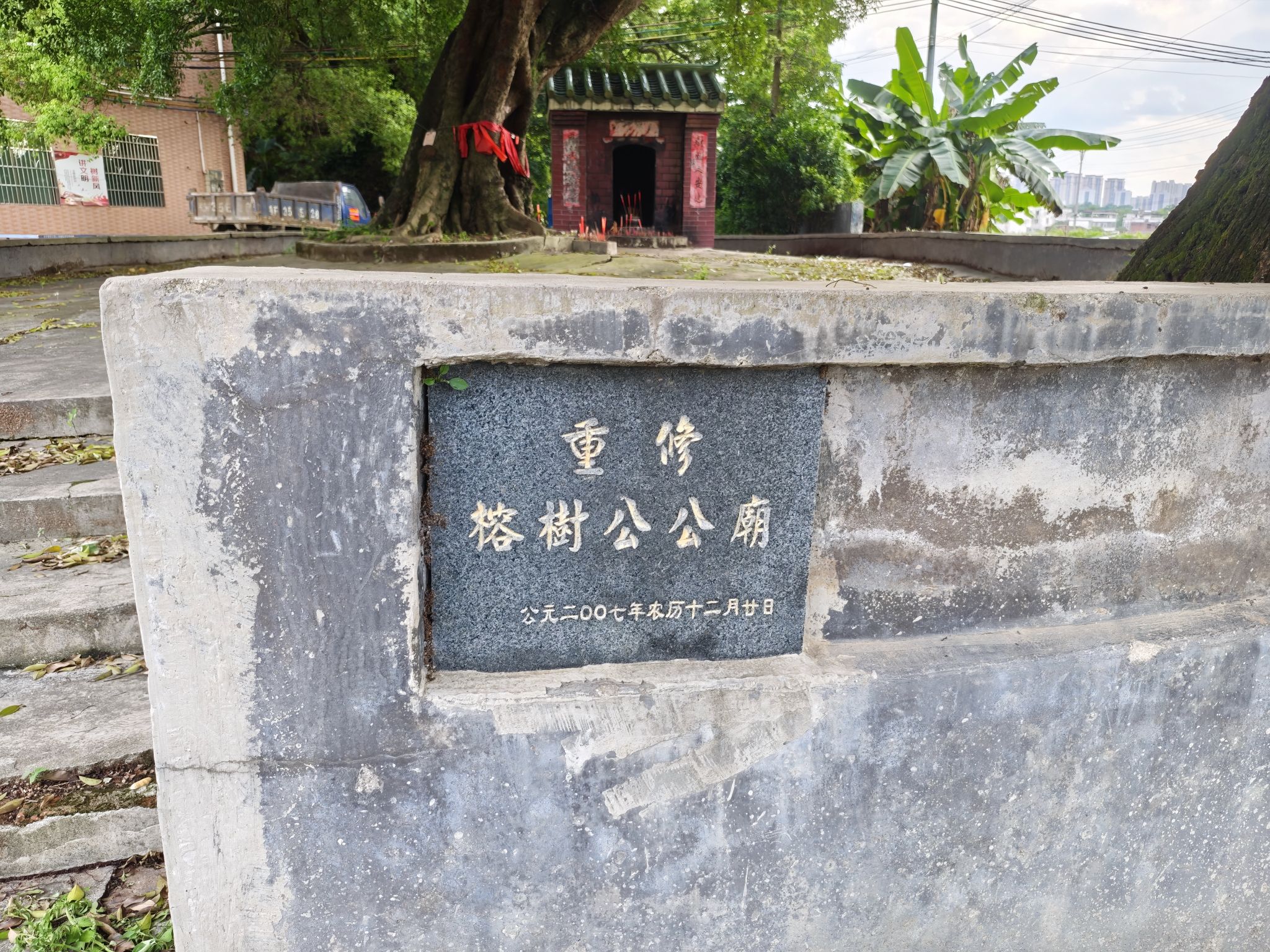 榕树公公庙实景照片