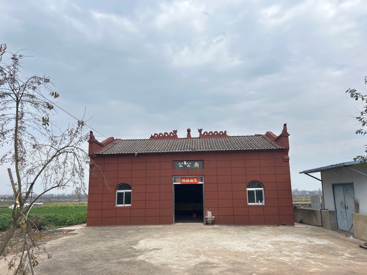 姜刘村庙实景照片