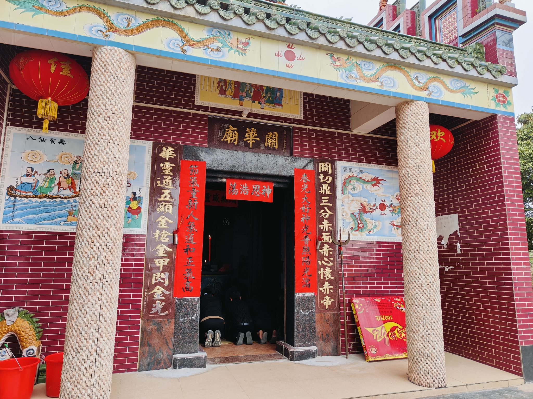 樟栋浦头村关华庙实景照片