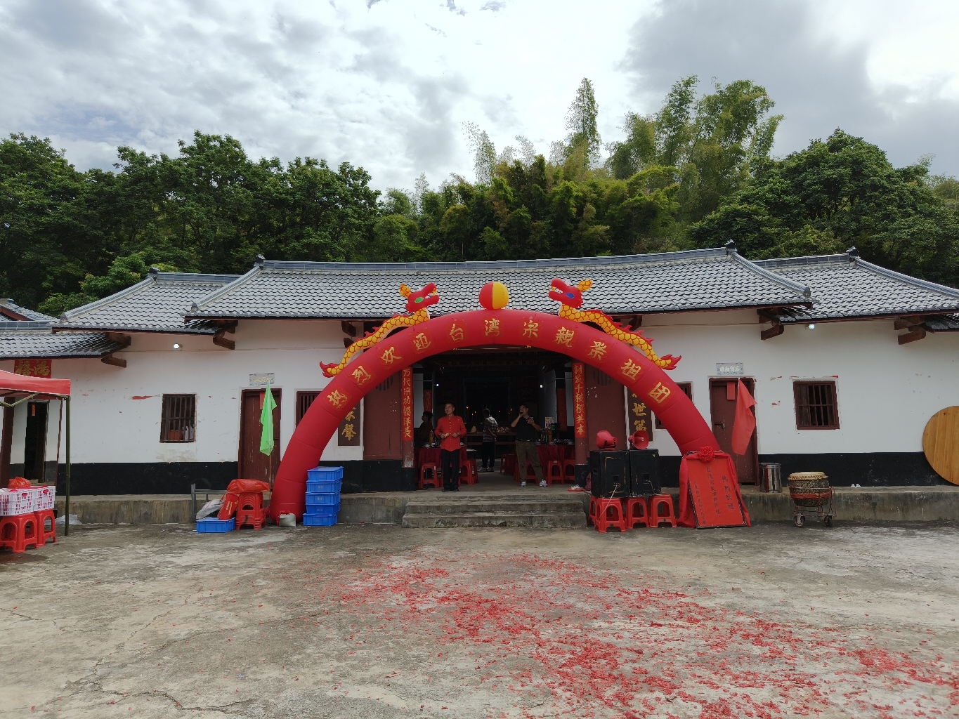浒竹村刘氏宗祠实景照片