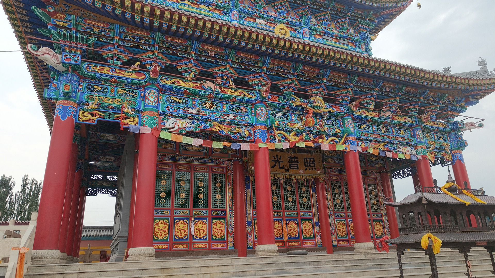 马莲滩古塔寺实景照片