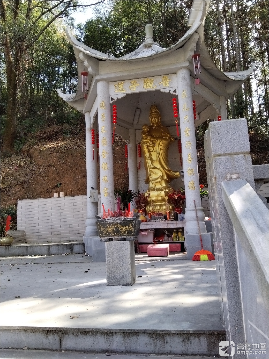 送子观音实景照片