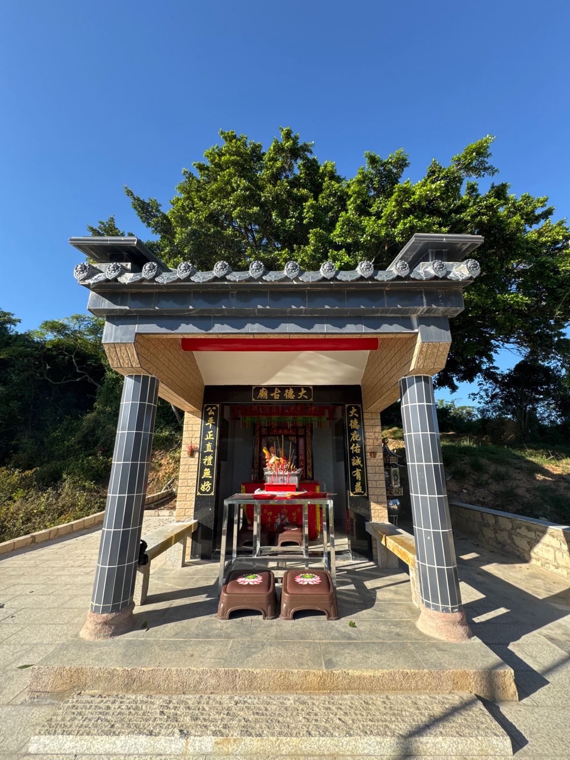 西埔碑仔伯公(大德古庙)实景照片