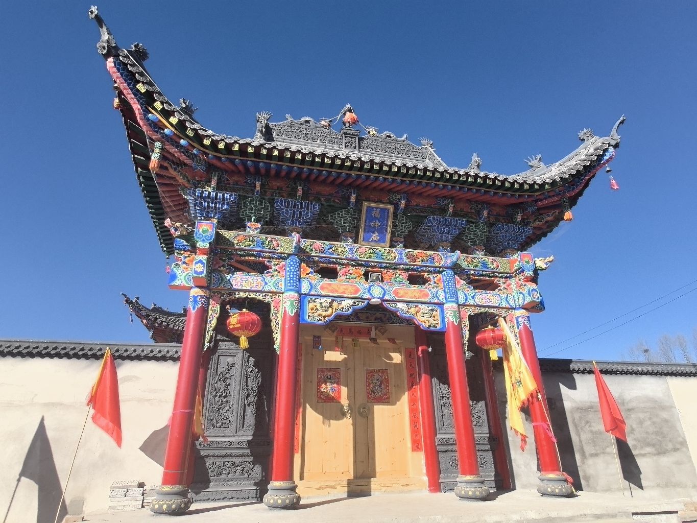 卢家福神庙实景照片