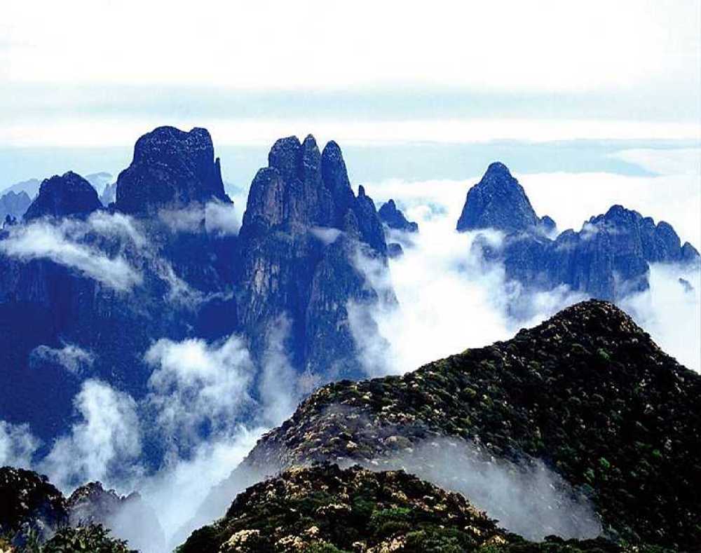 圣堂山景区景点图片