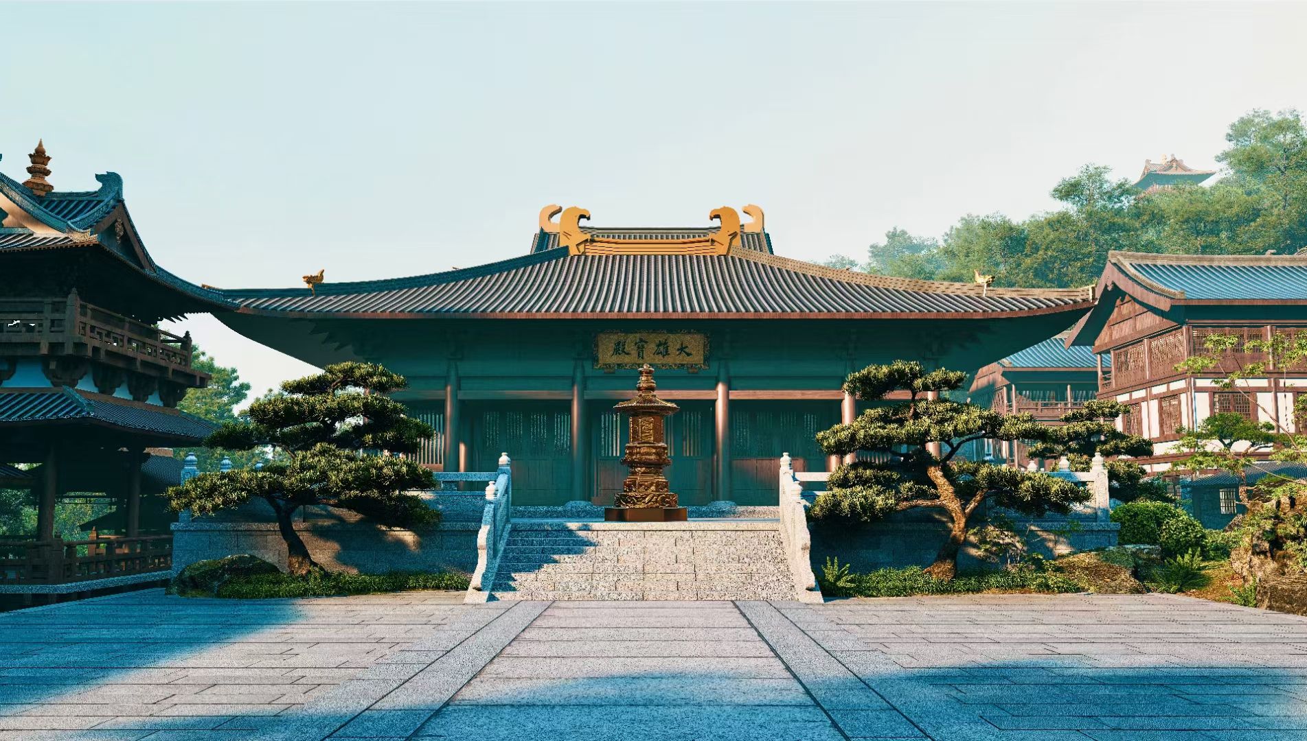 岱山县义火禅寺实景照片