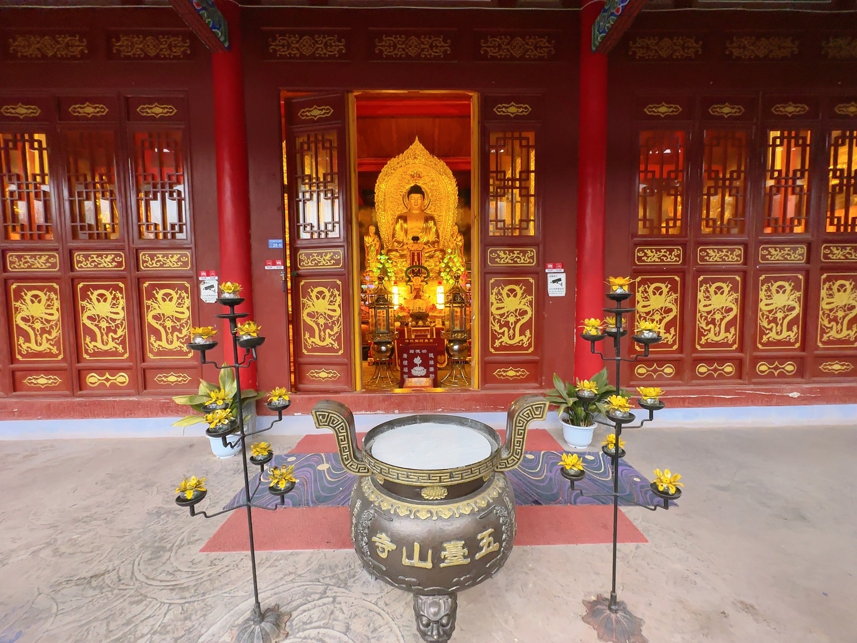 五台山寺实景照片