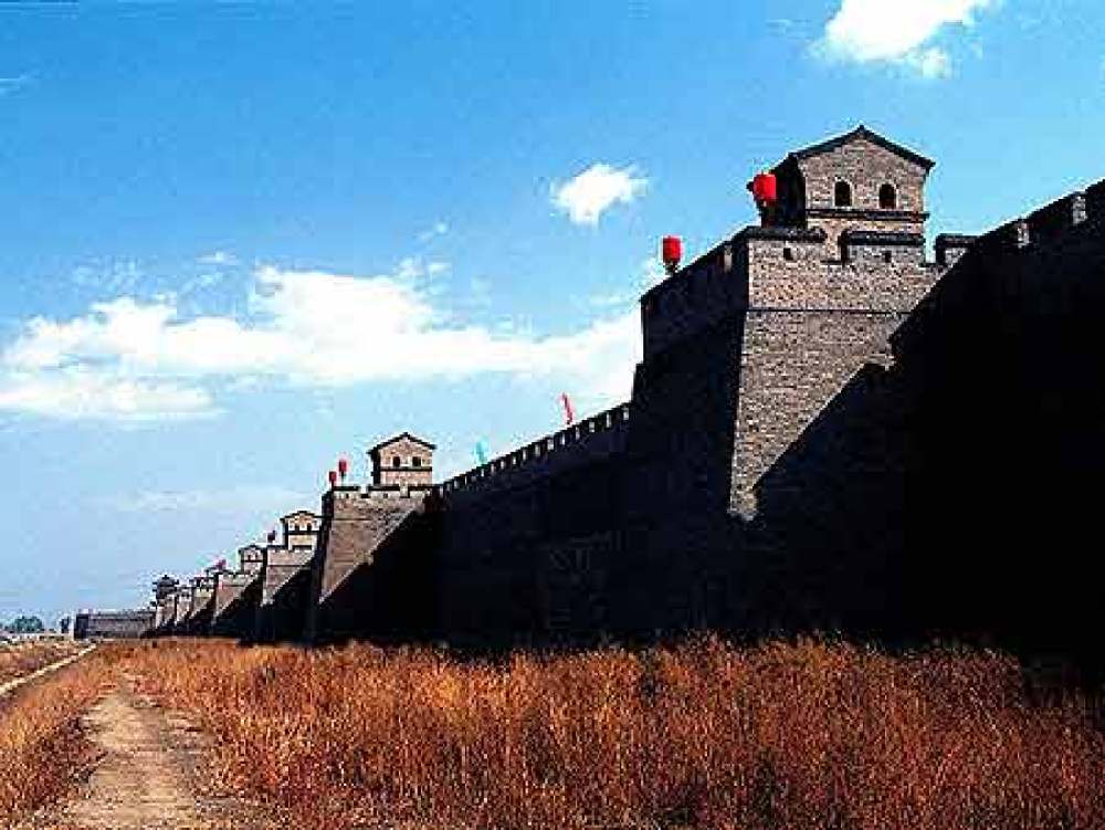 平遥古城墙景点图片