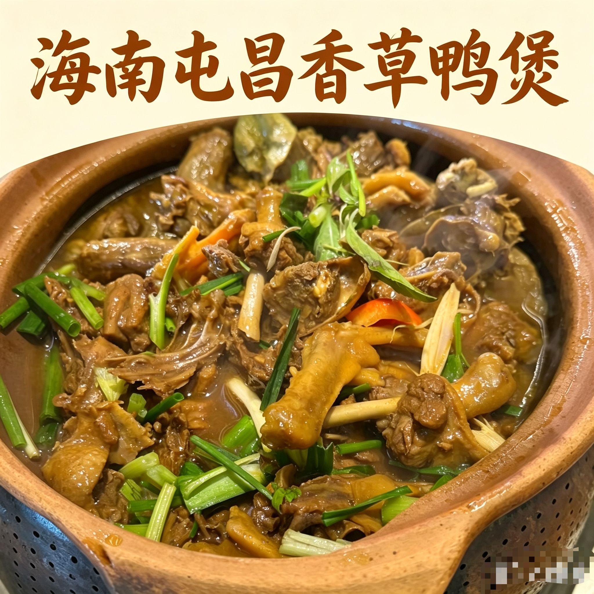 海南屯昌香草鸭煲