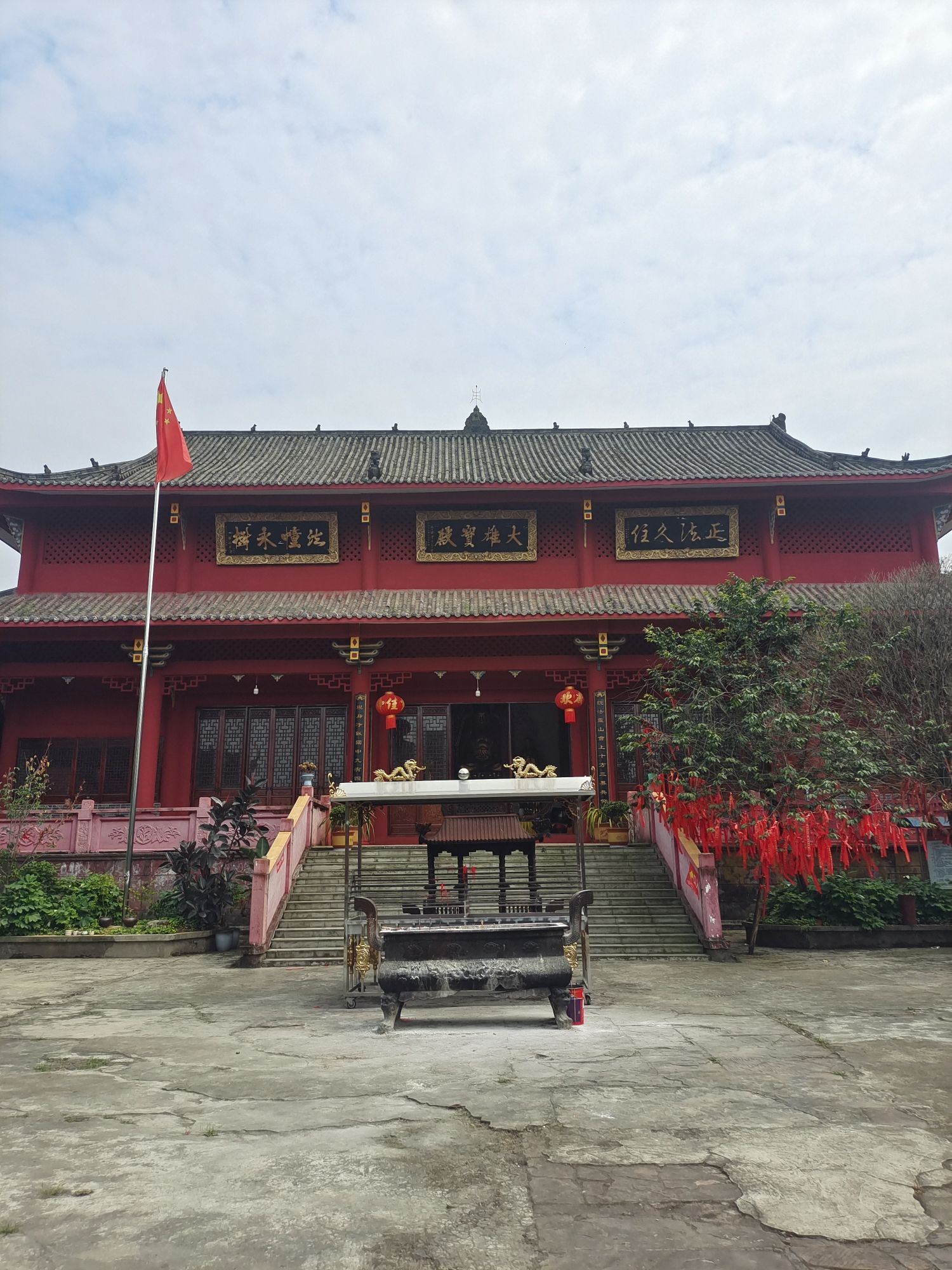 丹棱县龙鹄寺实景照片