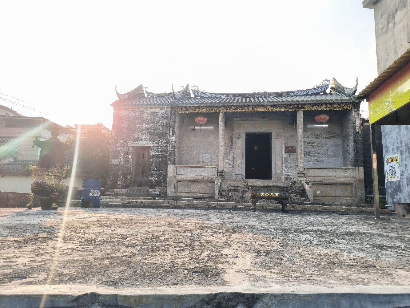 江门市杜阮镇上巷村龙母庙(惠济宫)实景照片