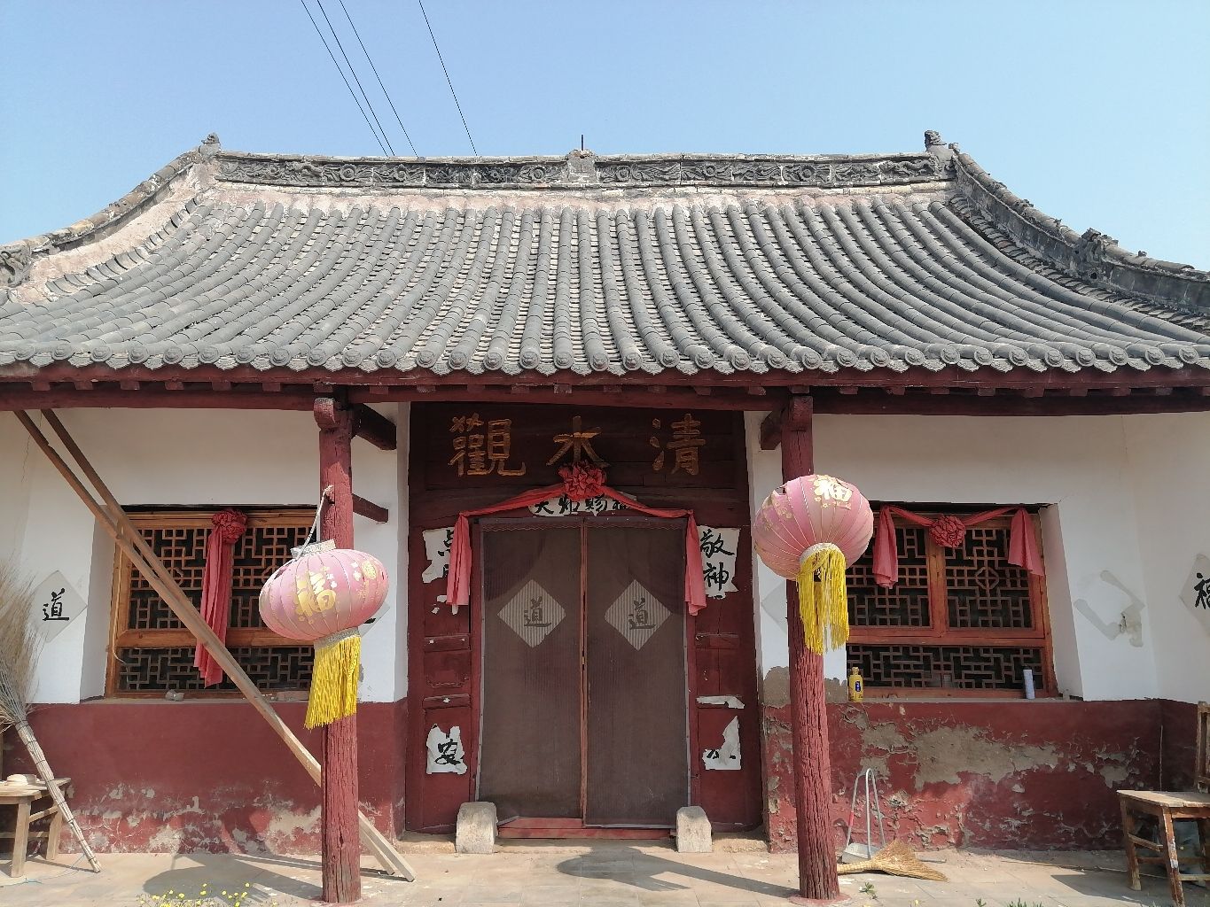 长清杨士村清水观实景照片