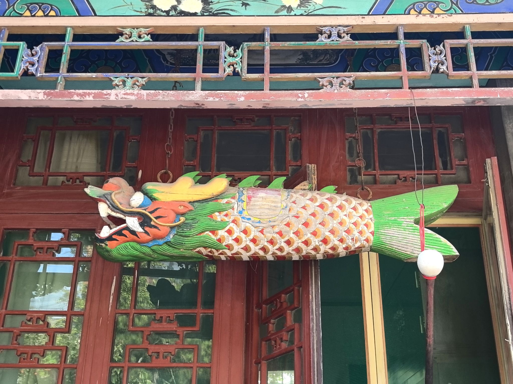 满城汉墓景区陵山普渡寺实景照片