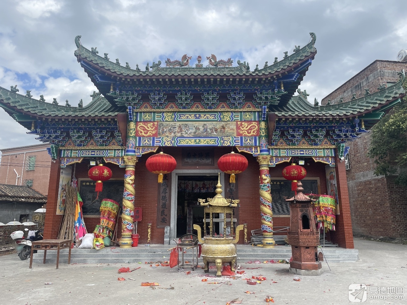 罗陈古庙实景照片