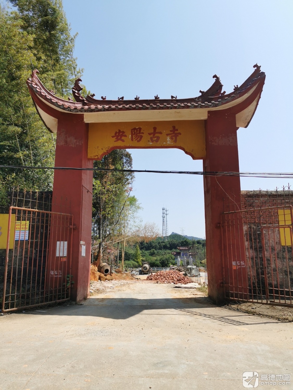 进贤安阳古寺实景照片