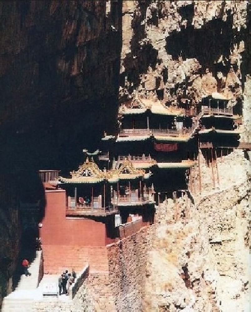 悬空寺景点图片