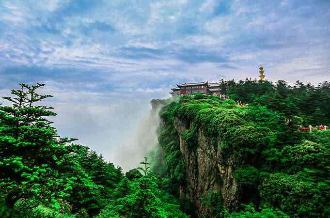 峨眉山撷影之三：山水有清音实景照片
