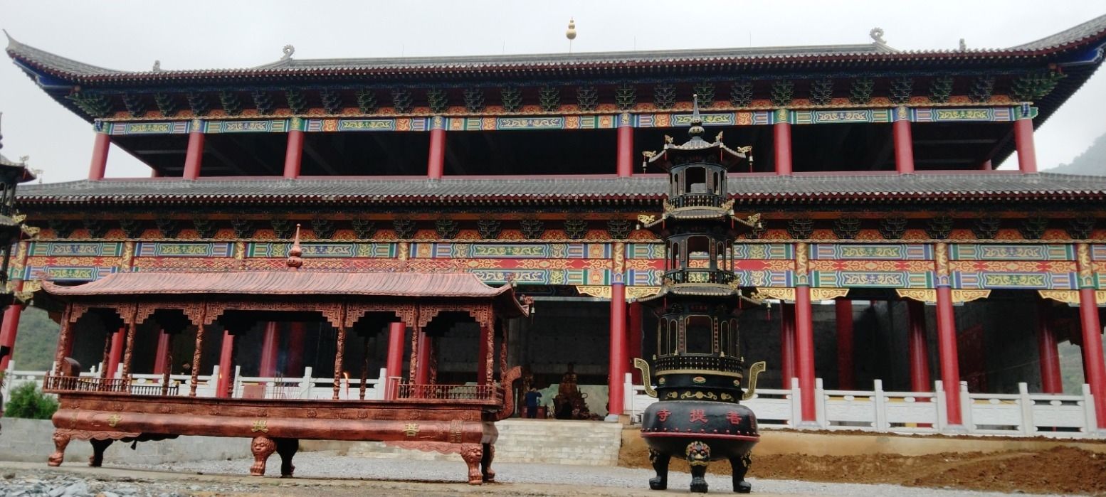 大化县菩提寺实景照片