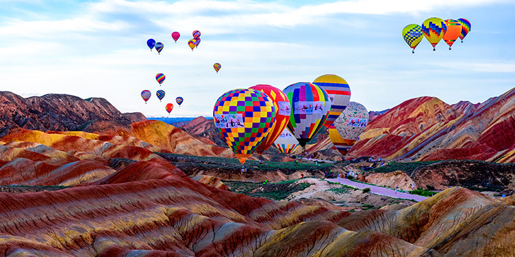 Zhangye Rainbow Danxia