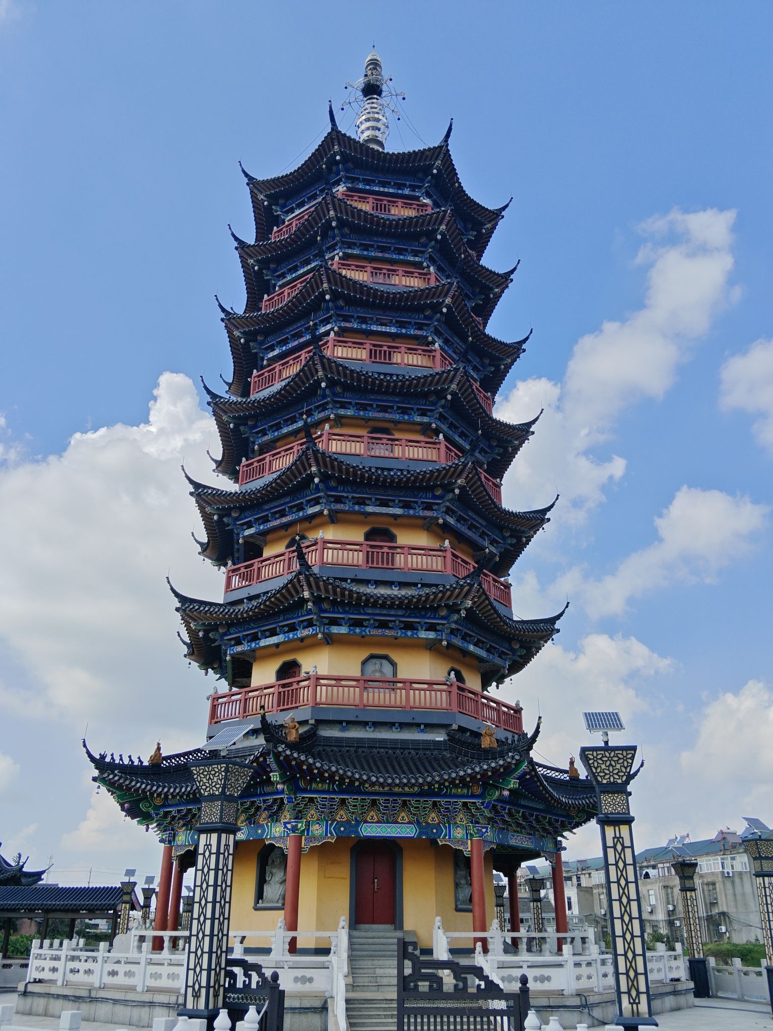 法华寺天福舍利塔实景照片