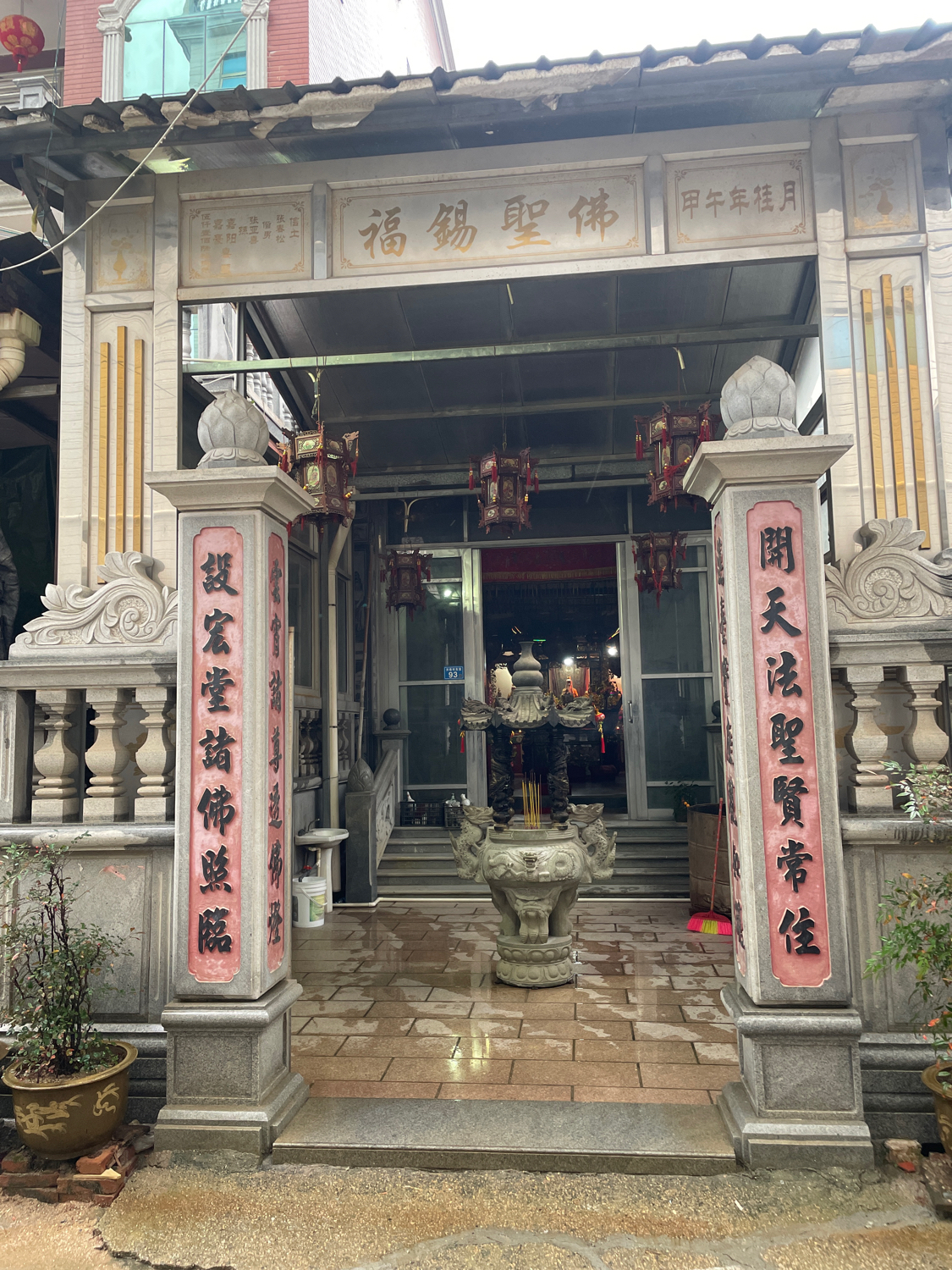 洋埭东张天法殿实景照片