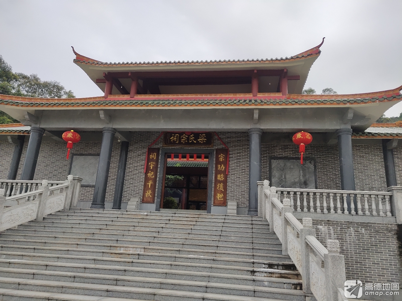 梁氏宗祠实景照片