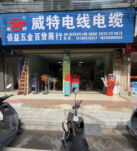 佰益五金百货商行坚宝电缆