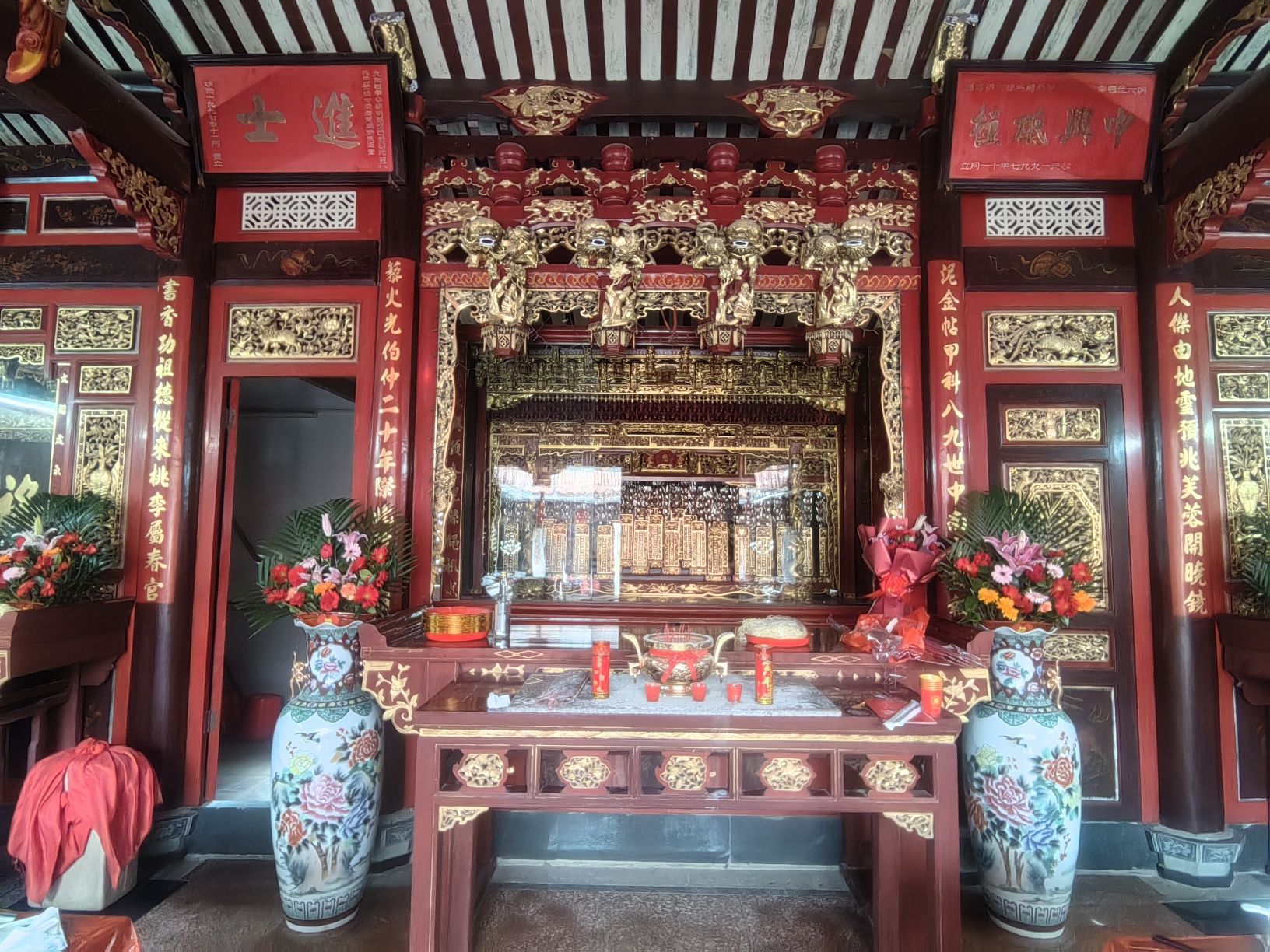 梅山芙蓉李氏家庙实景照片