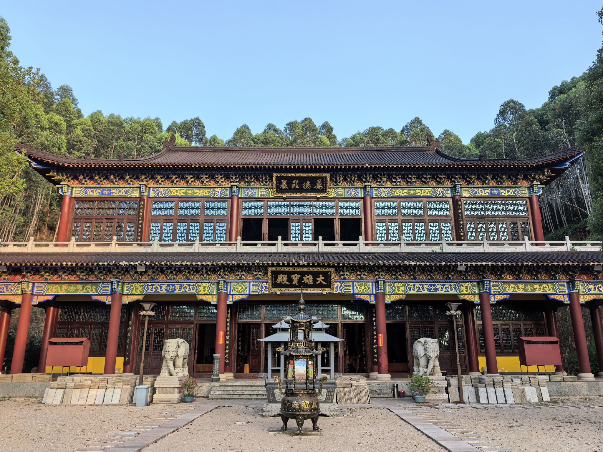 万福岩寺实景照片