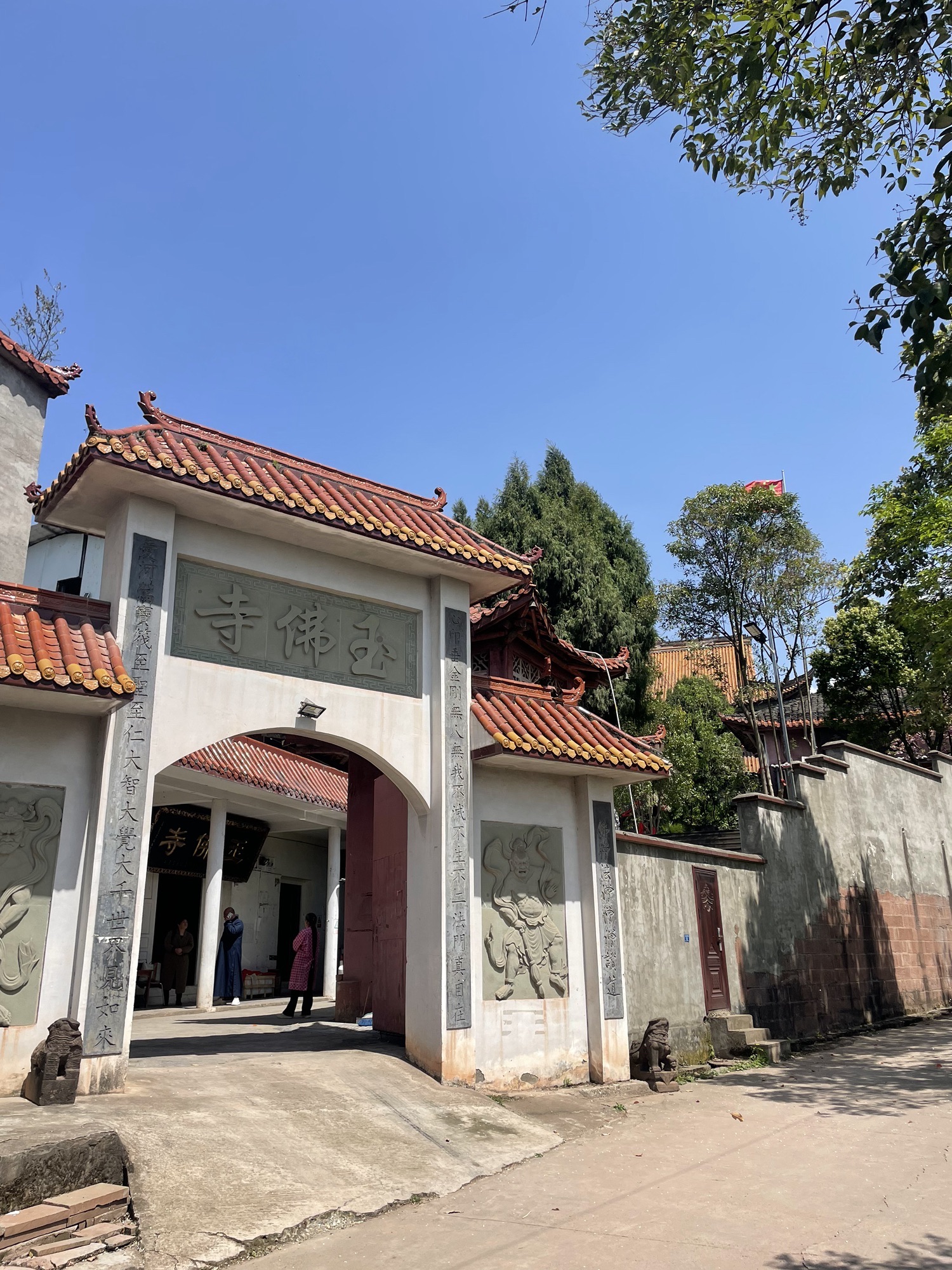 玉佛寺实景照片