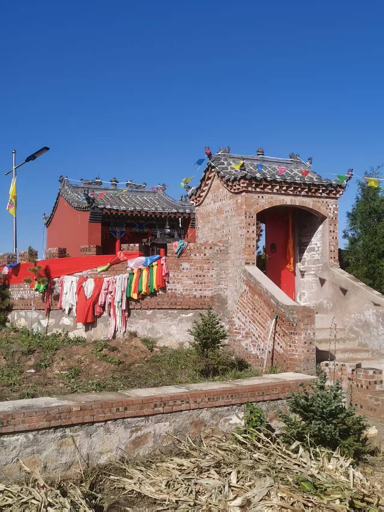 杨当塔树通寺实景照片