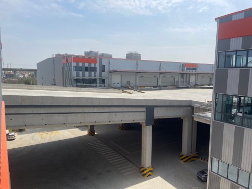 万纬武汉黄陂滠口冷链园区实景图