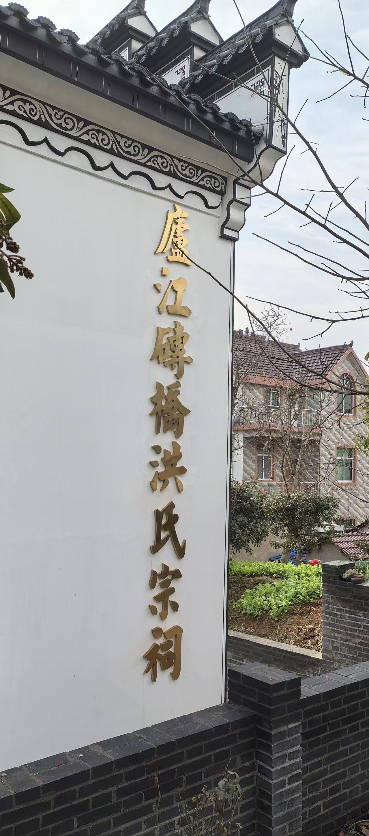 庐江洪氏宗祠实景照片