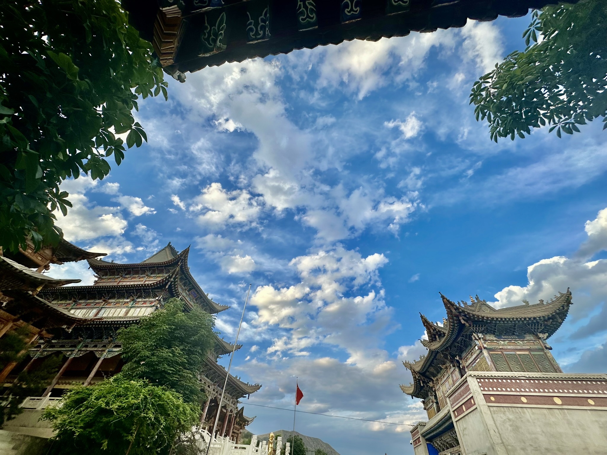 永靖县大光明寺实景照片