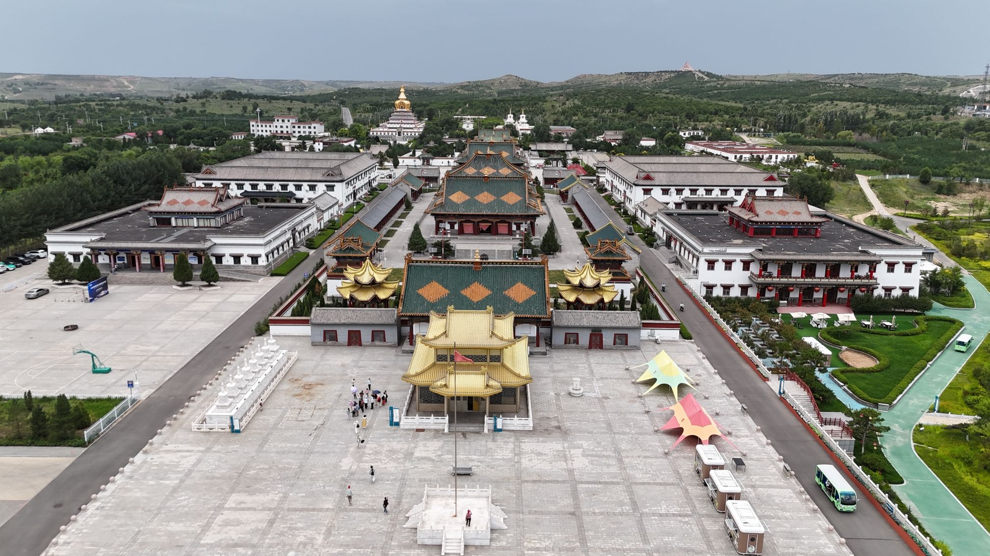 准格尔召宝堂寺实景照片