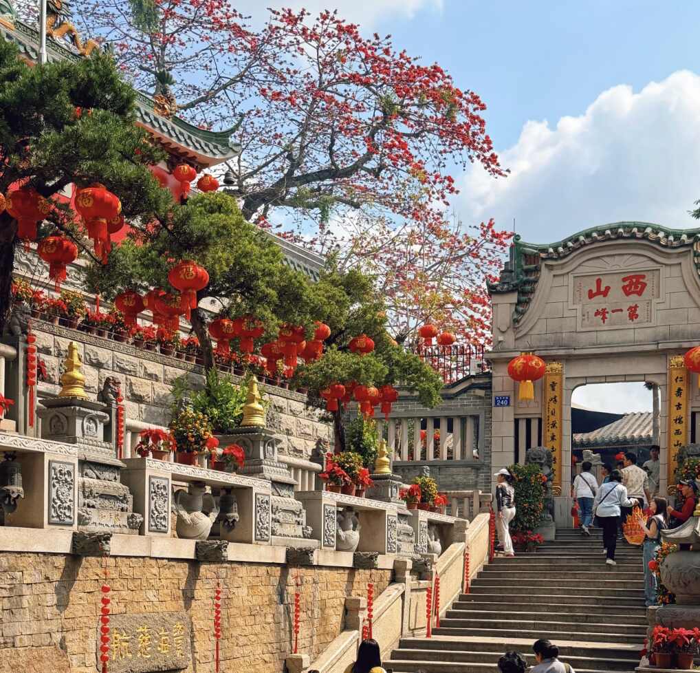 永平镇西山古寺实景照片