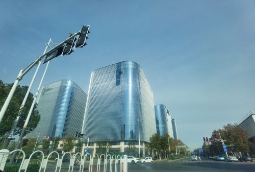 南京软件谷洁源科技金融城(建设中)实景图