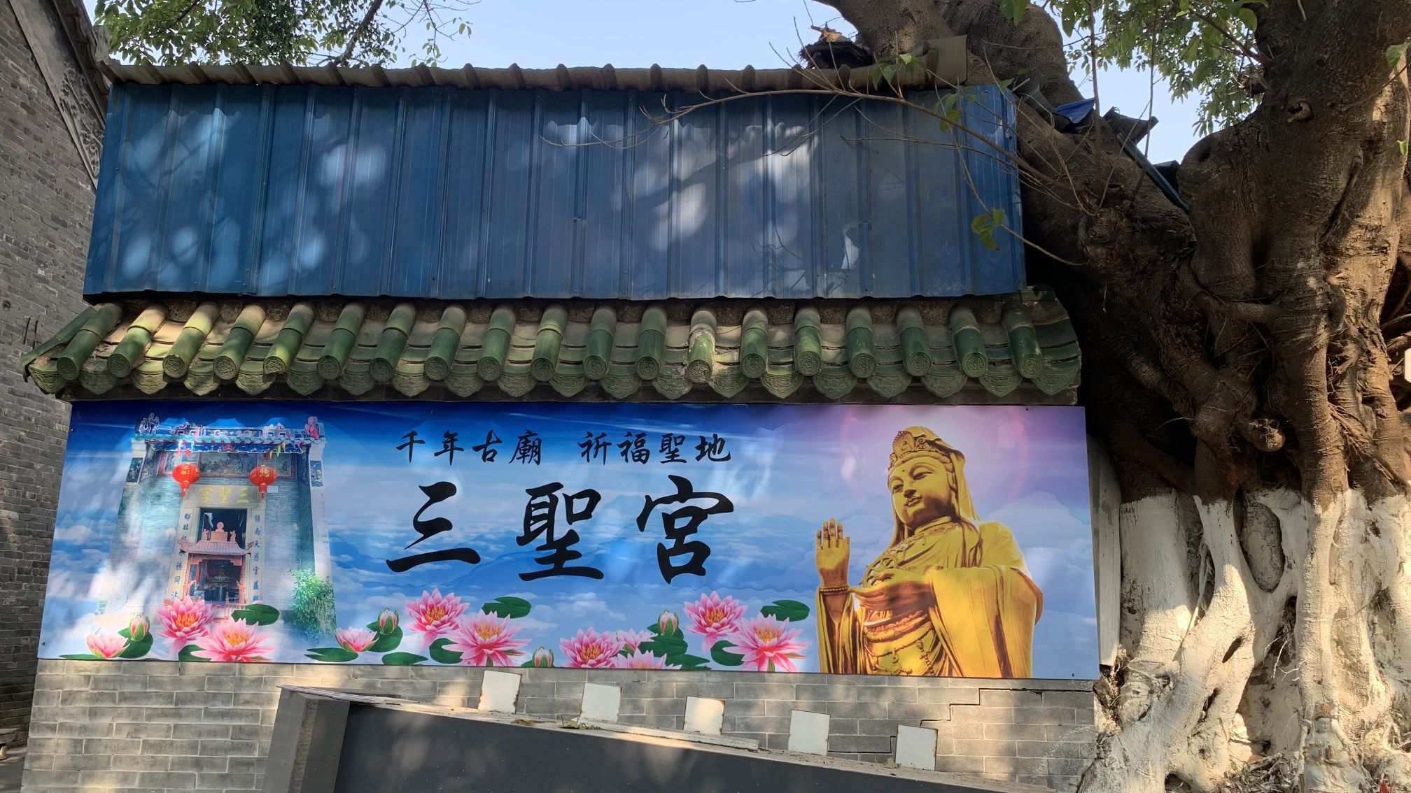 茶基三圣宫实景照片