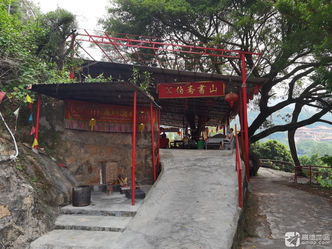 广东揭阳山书斋伯公古庙实景照片