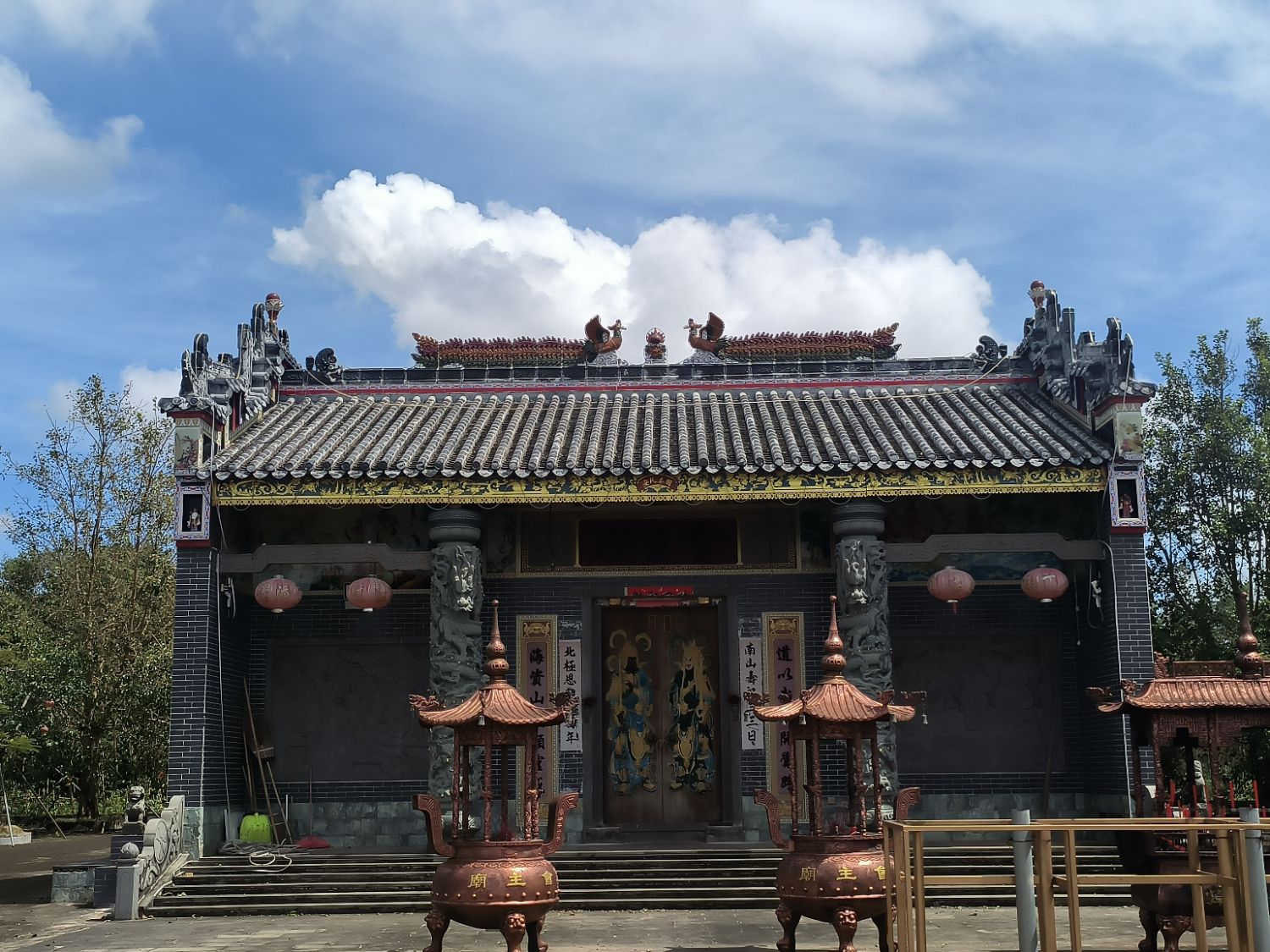 嘉埠村会主庙实景照片